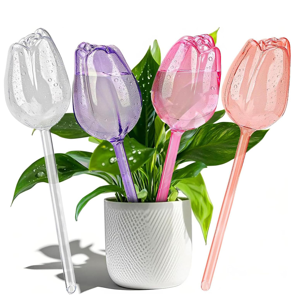 Self Watering Insert - 2/4pcs Tulip-Shaped Self-Watering Planters, Self-Watering Planter