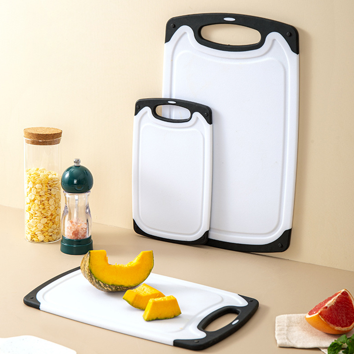 Cutting Board Foam - Double-Sided Plastic Cutting Board Multifunctional Chopping