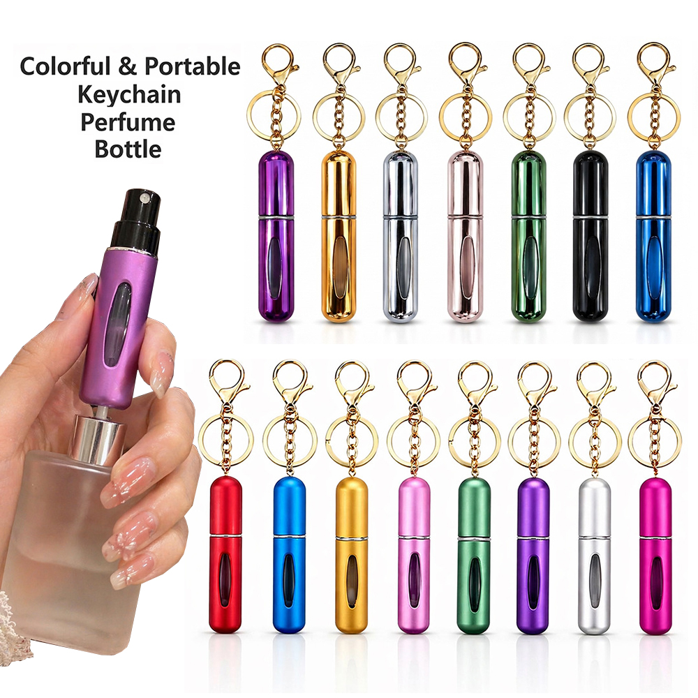 Misting Bottle Fine - 5ml Keychain Perfume Refillable Bottle Atomizer