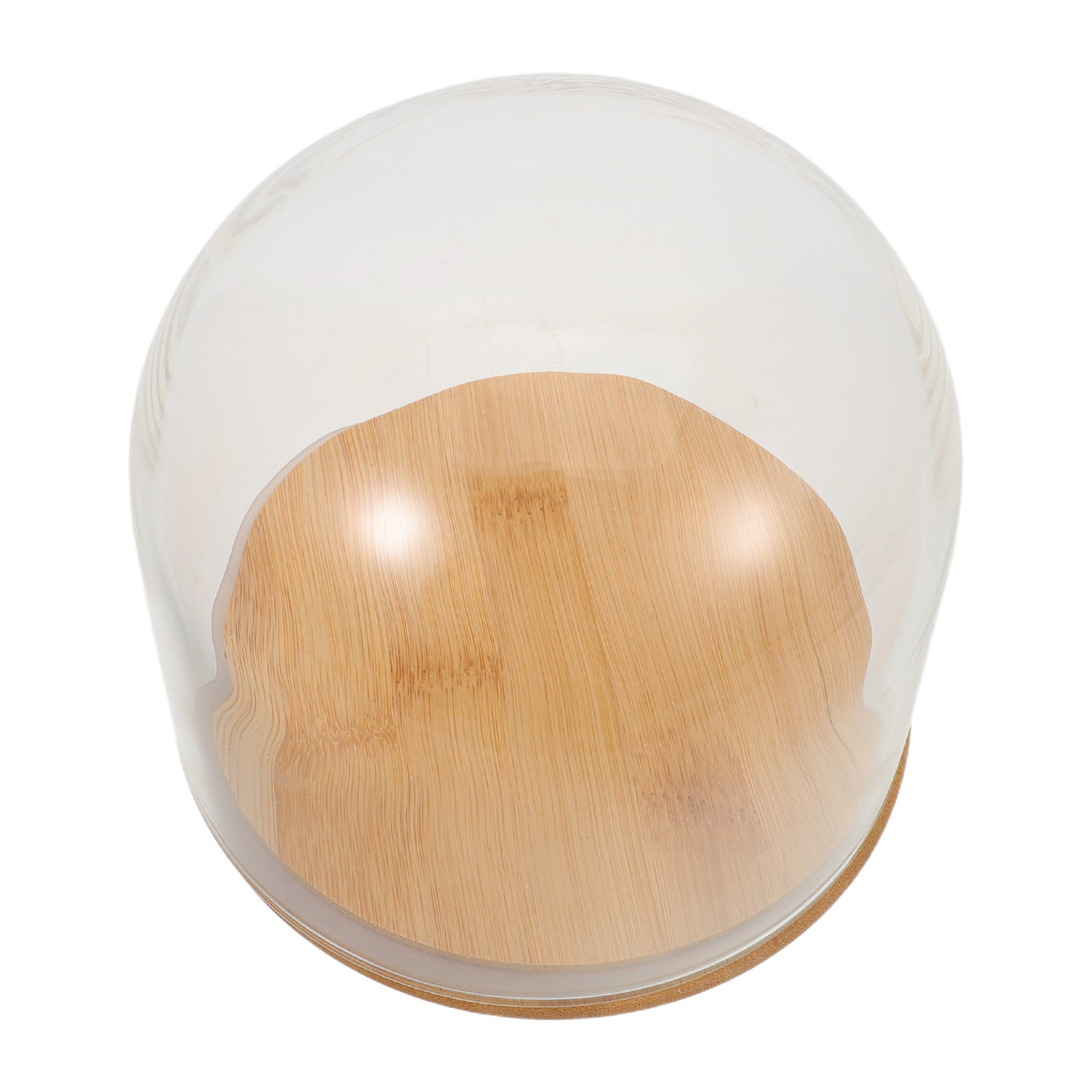 Plastic Dome Clear - Clear Glass Dome Cloche with Sealed