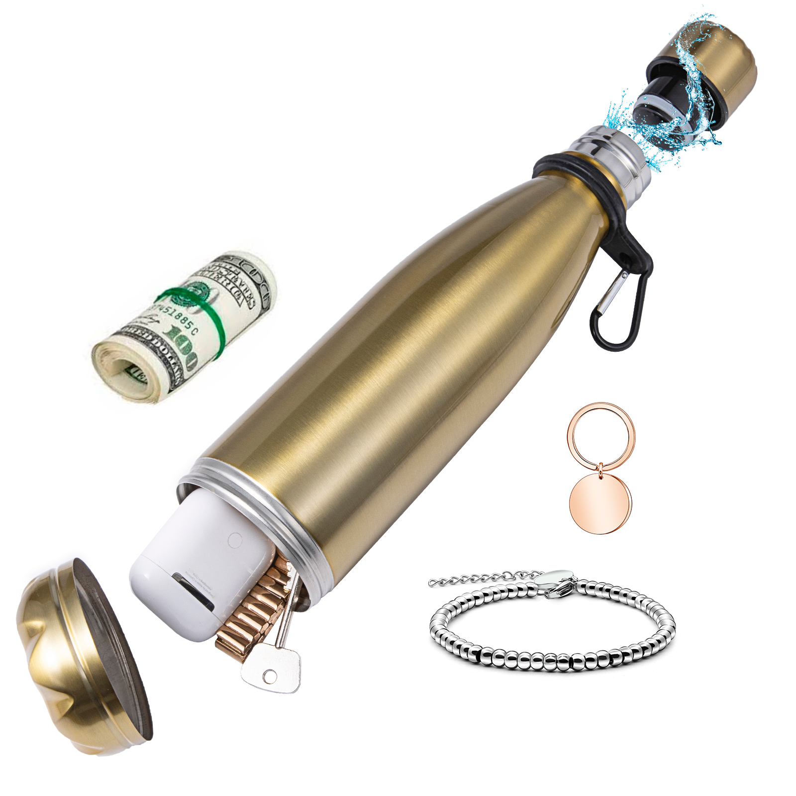 Misting Bottle Fine - Diversion Water Bottle Can Stainless Steel