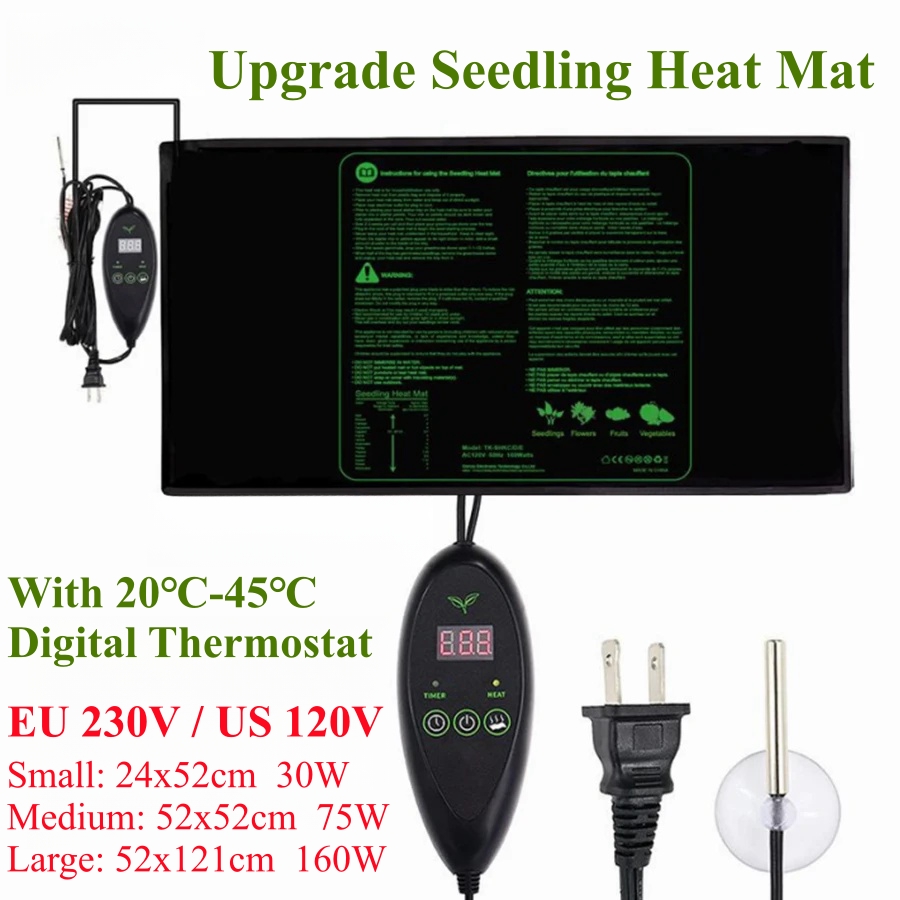 Heat Mat Seedling - 3 Sizes Upgrade Seedling Heat Mat