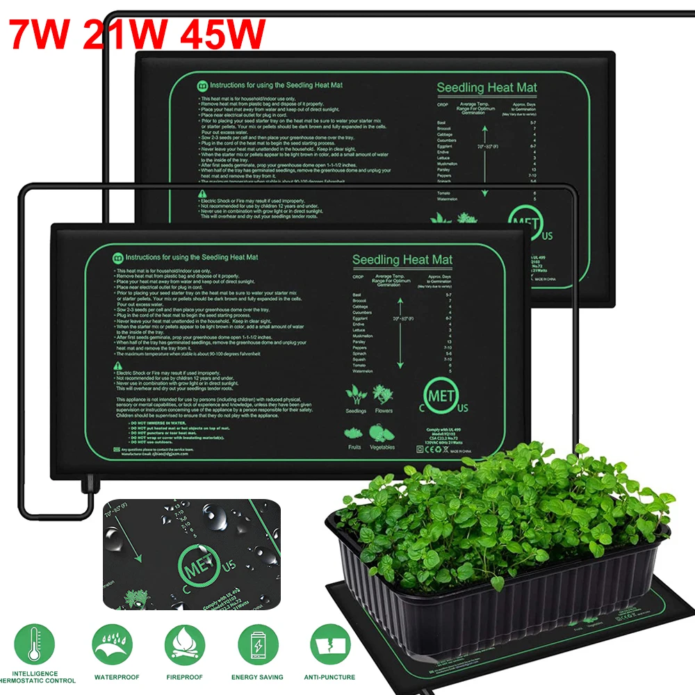 Heat Mat Seedling - 10/25/50CM Seedling Heat Mat Indoor Plants