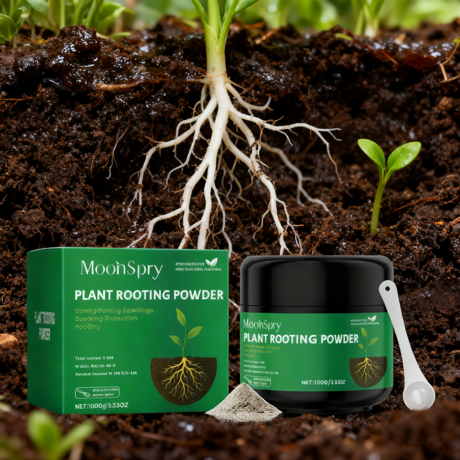 Rooting Hormone Powder - 100g Plant Rooting Powder for Home