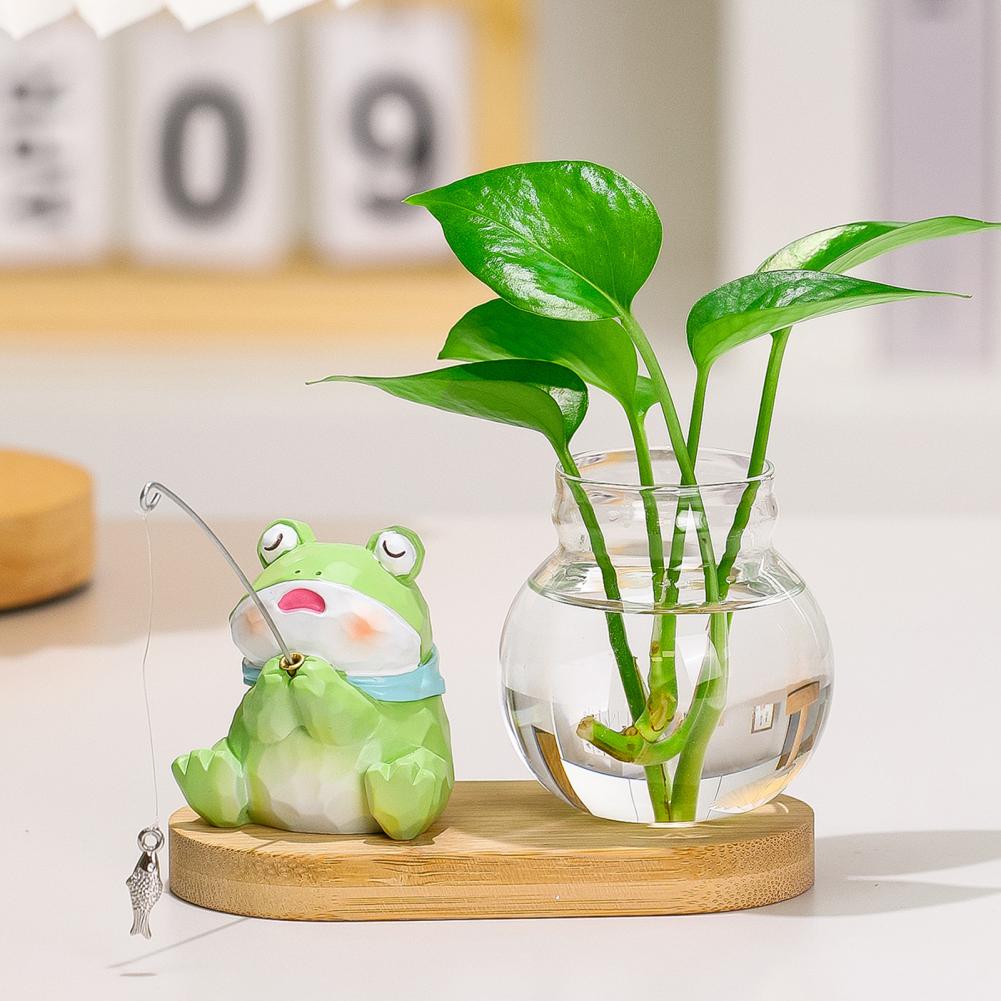 Cute Resin Figurines Mini Plan - огляд і ціна Propagation Station Vase