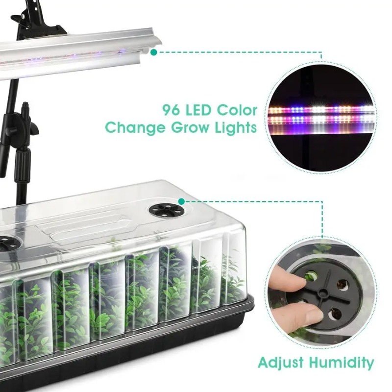 Seed Starter Tray, Seed Starte - огляд і ціна Humidity Dome Kit