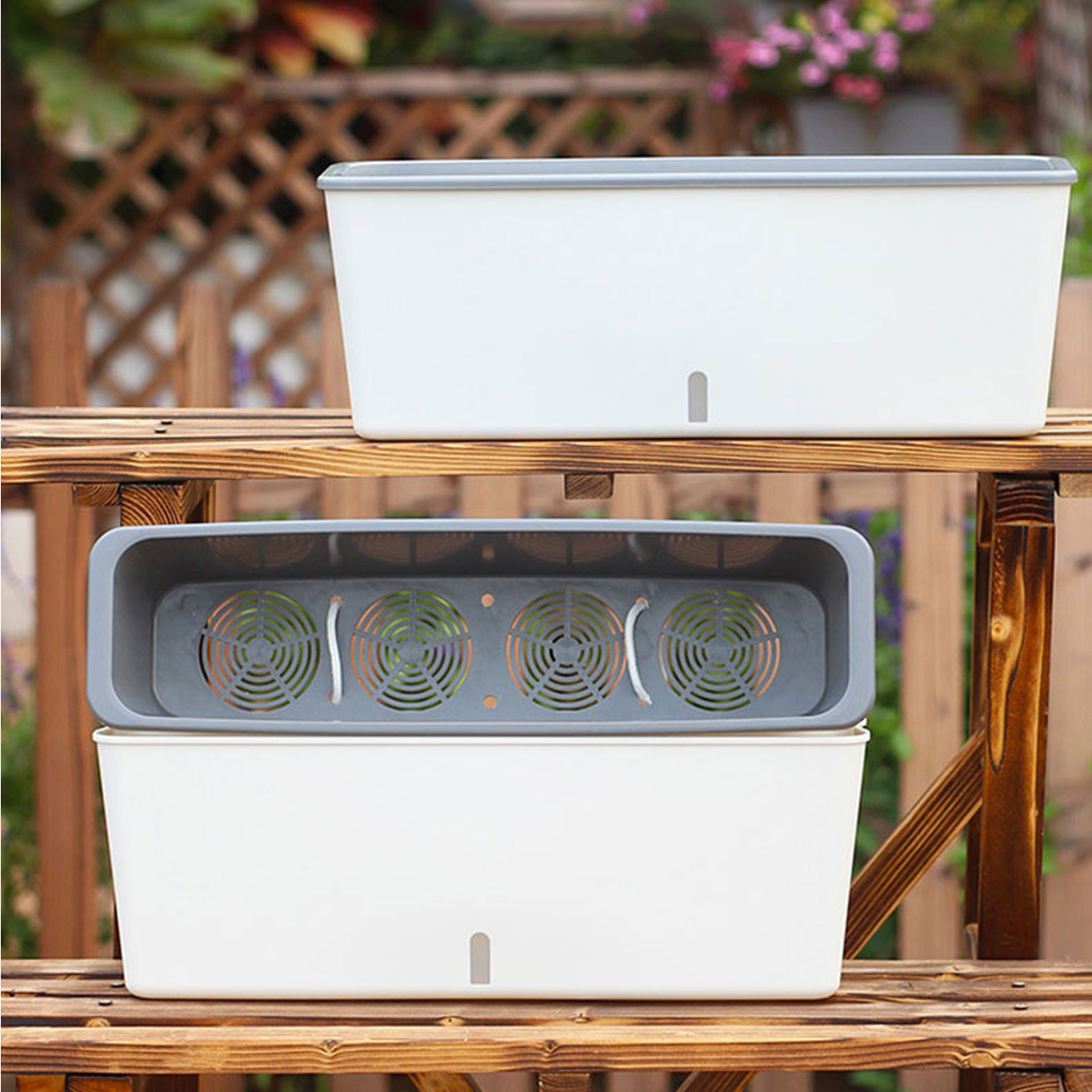 Self-Watering Planter Pots wit - огляд і ціна Self Watering Insert