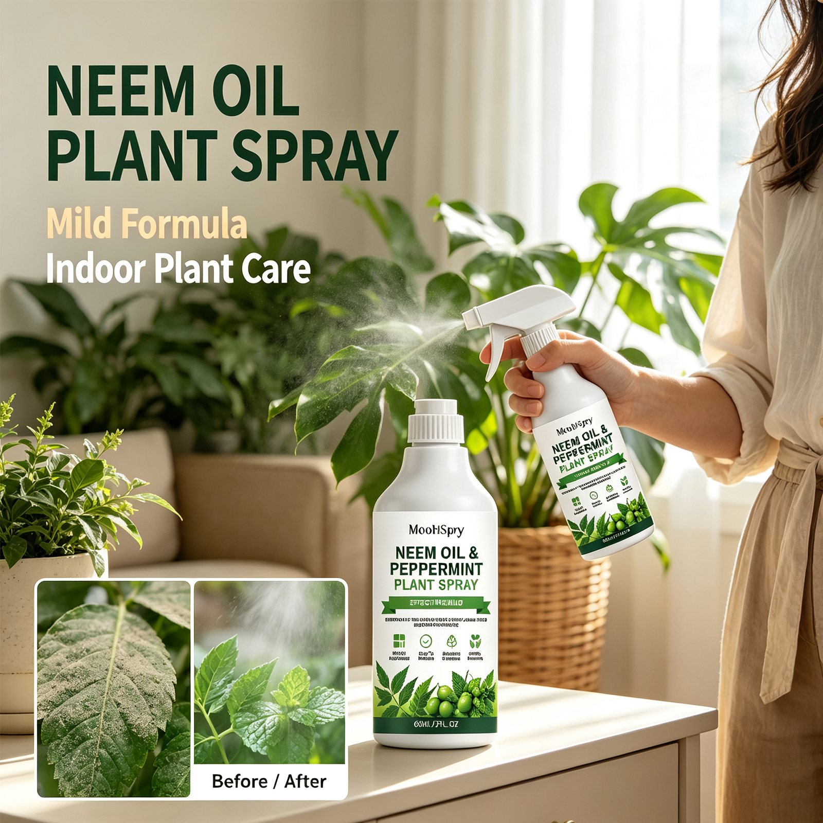 Neem Oil Mint Plant Spray Natu - огляд і ціна Rooting Hormone Powder