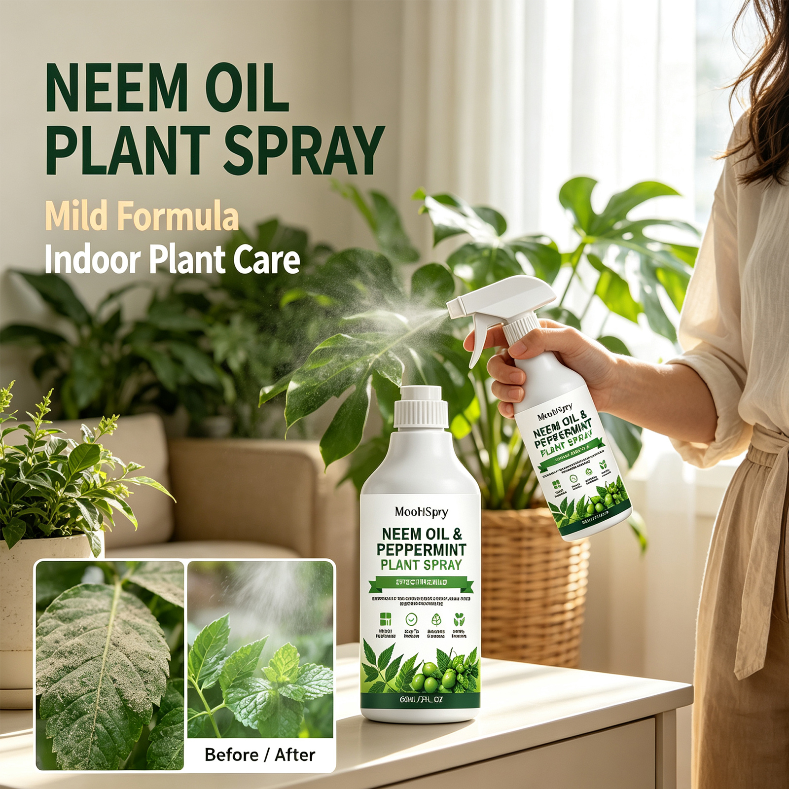Neem Oil Mint Plant Spray Natu - огляд і ціна Rooting Hormone Powder
