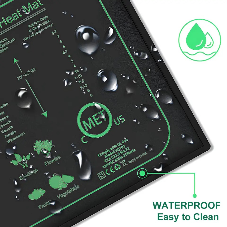 10/25/50CM Seedling Heat Mat I - огляд і ціна Rooting Gel Clone