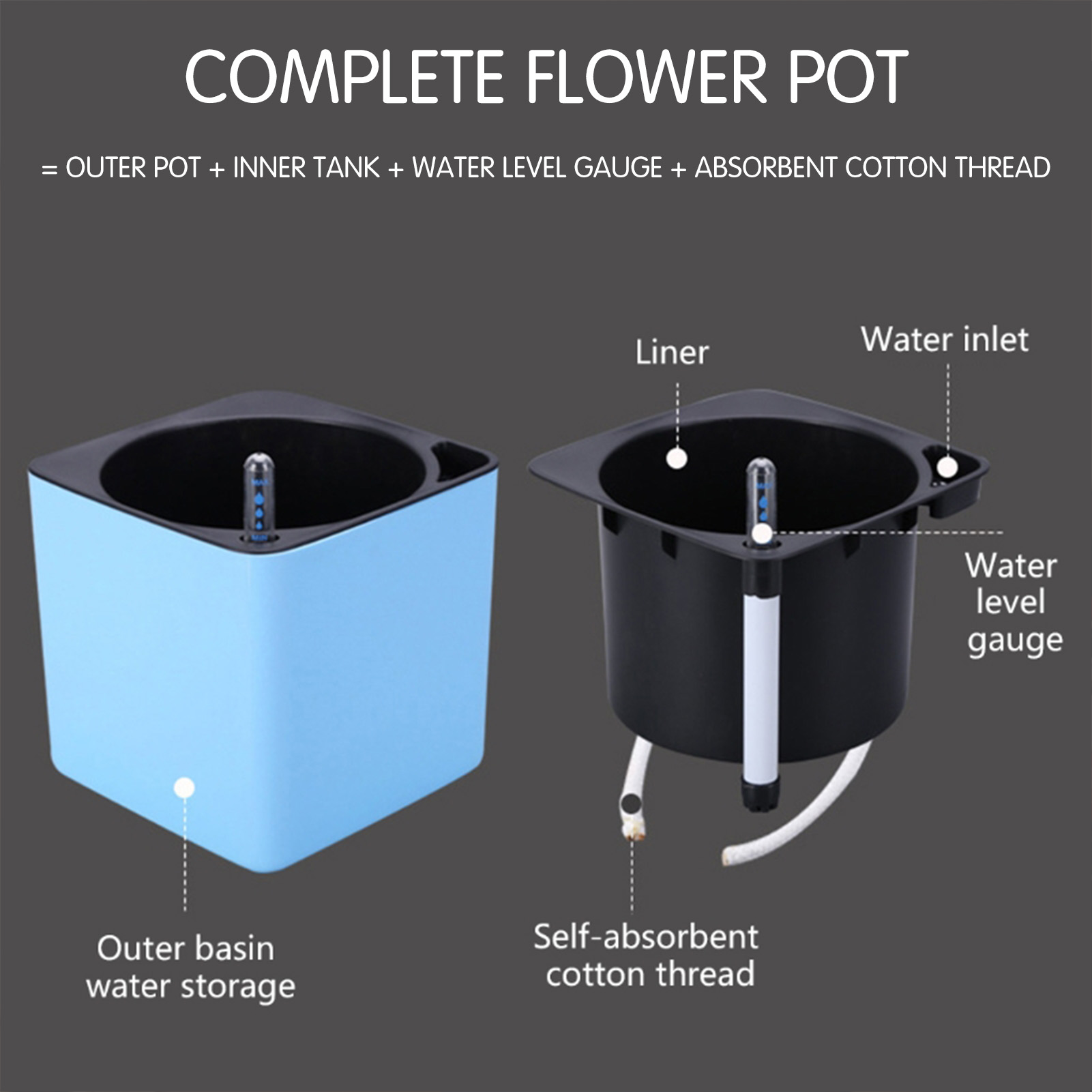 Automatic Self Watering Flower - огляд і ціна Self Watering Insert