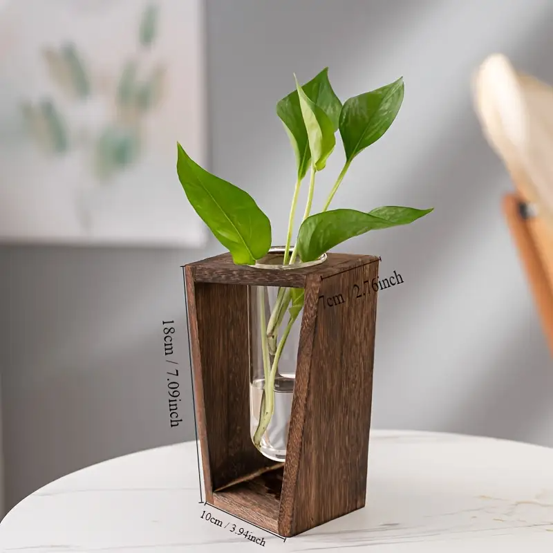 Modern Wood Propagation Vase - - огляд і ціна Propagation Station Vase