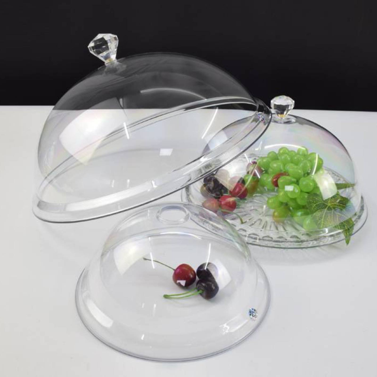 Food Protector Dustproof Clear - огляд і ціна Plastic Dome Clear