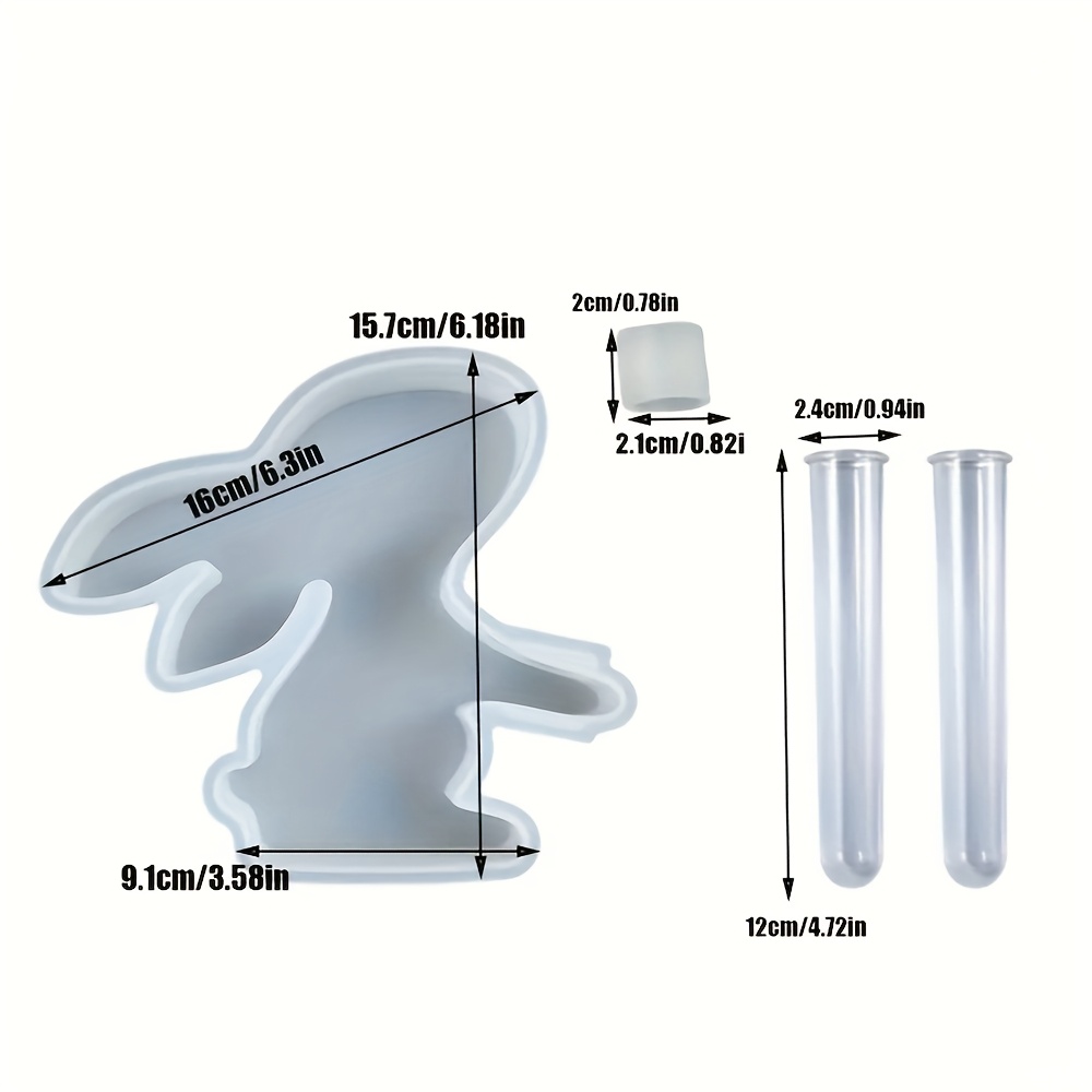 4pcs/set Easter Bunny Silicone - огляд і ціна Propagation Station Vase