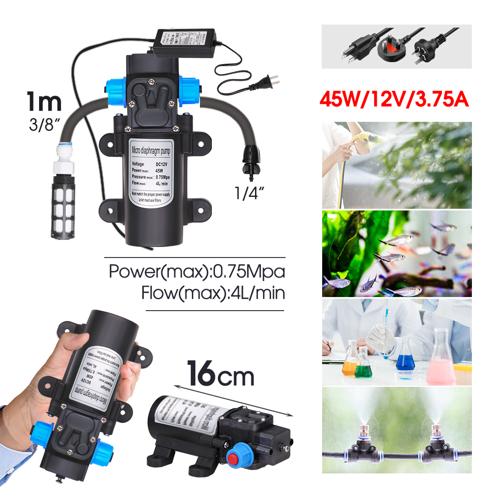 110-240V 45W Self-priming Pump - огляд і ціна Self Watering Insert