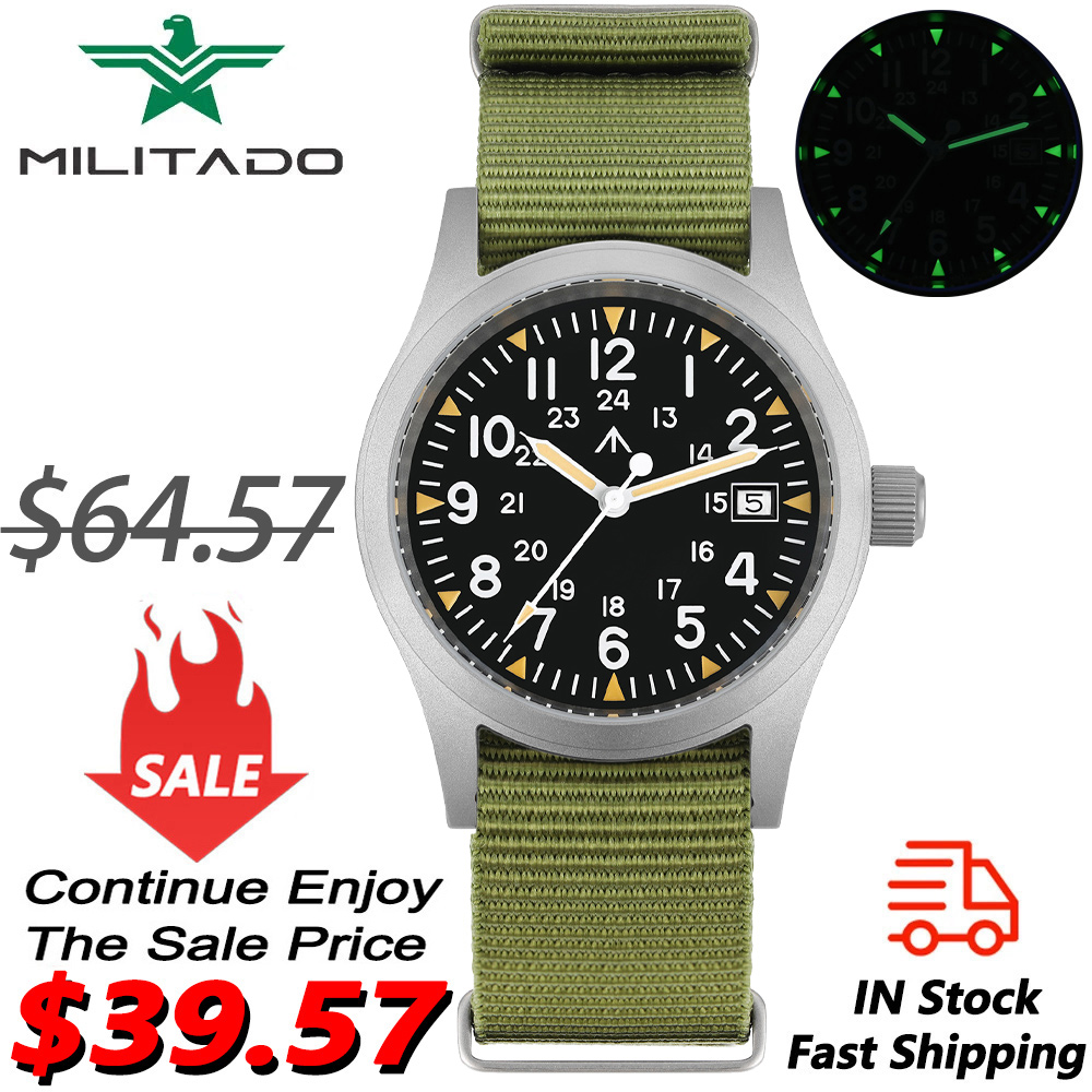 Militado ML05 Military Watch R - огляд і ціна Plastic Dome Clear