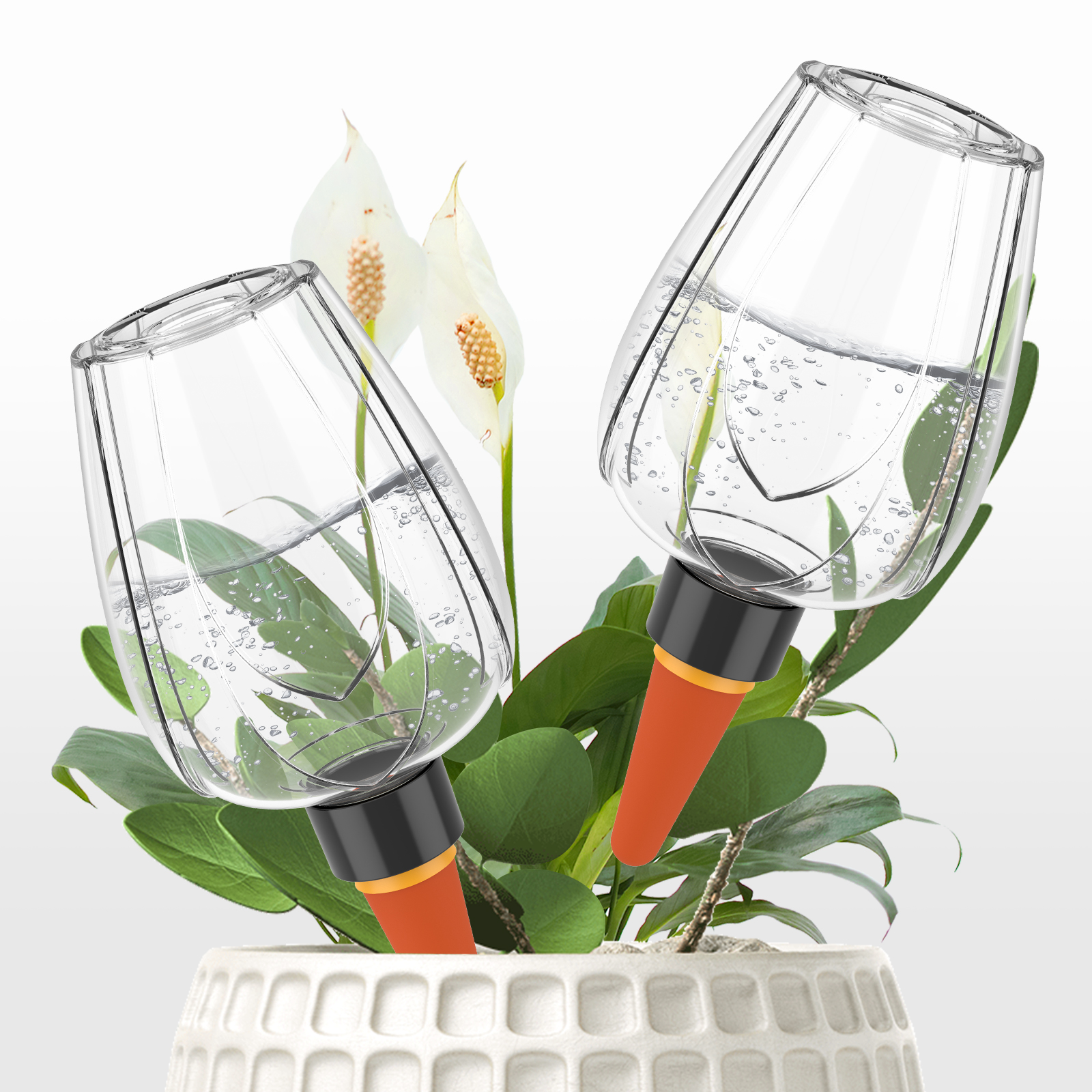 4Pcs Plant Watering Globe Clea - огляд і ціна Self Watering Insert