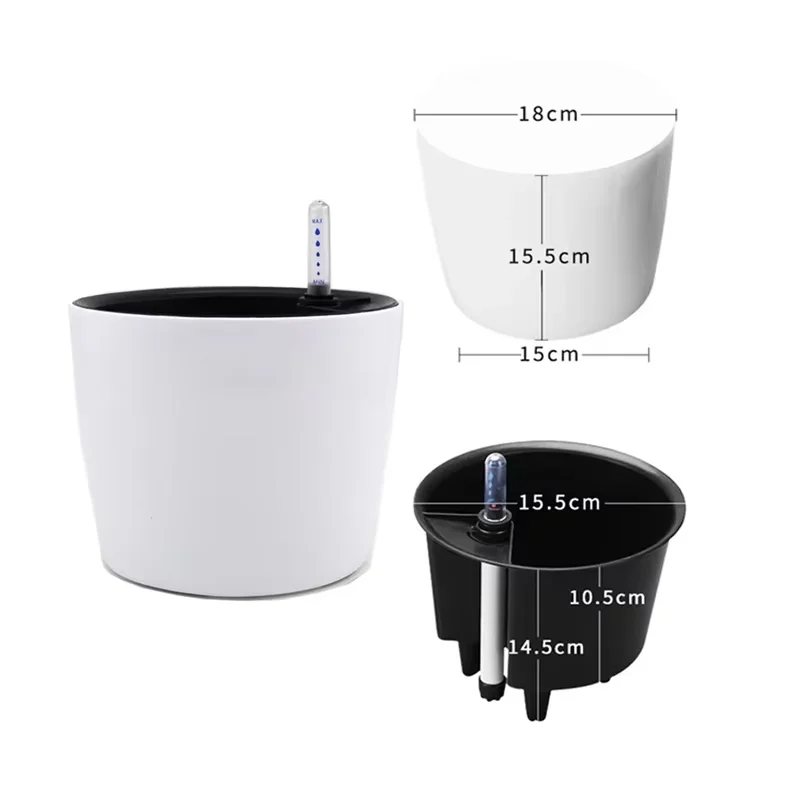 1PC Indoor Plastic Flowerpot S - огляд і ціна Self Watering Insert