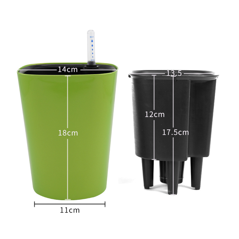 1PC Indoor Plastic Flowerpot S - огляд і ціна Self Watering Insert