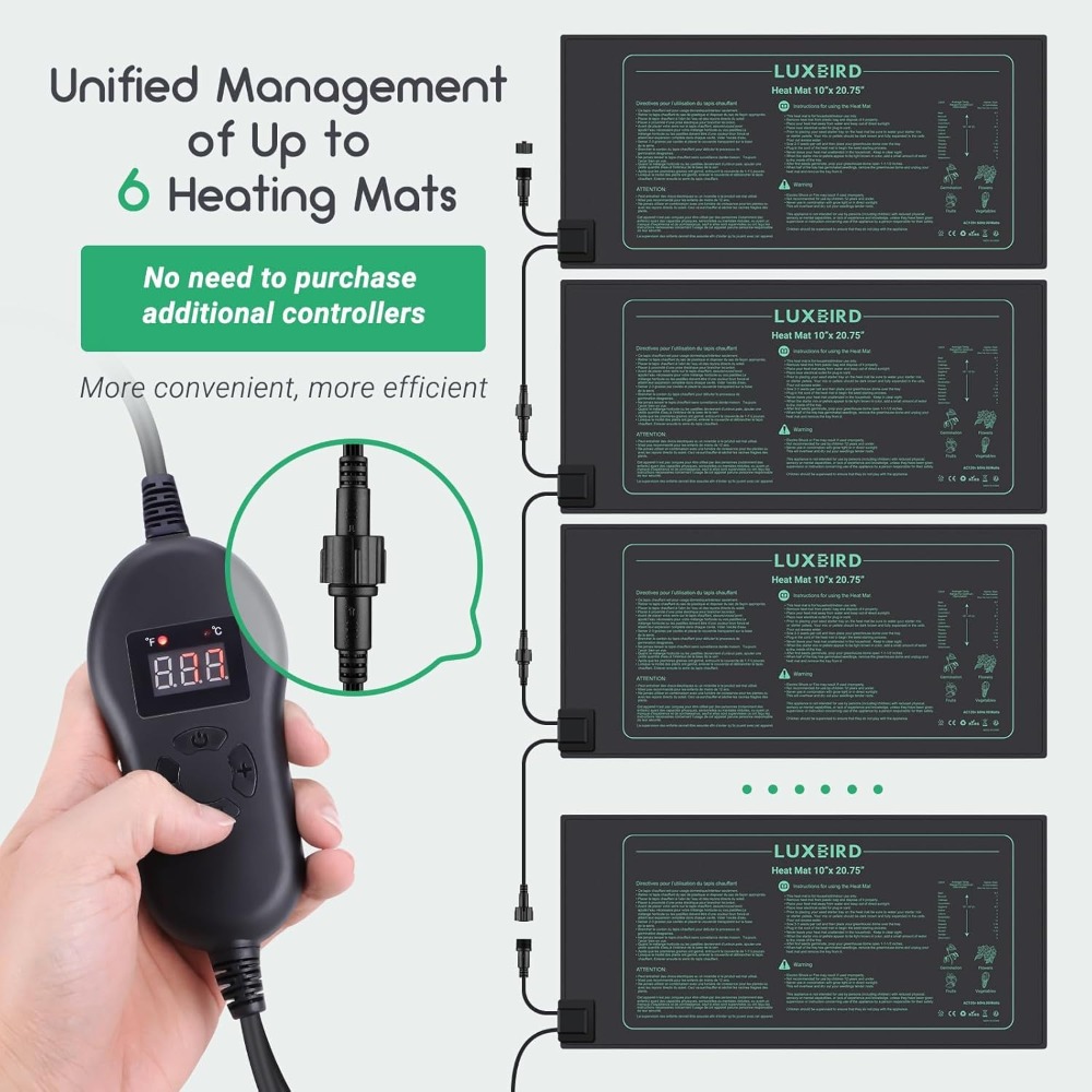 4 Pack Seedling Heat Mat with  - огляд і ціна Heat Mat Seedling
