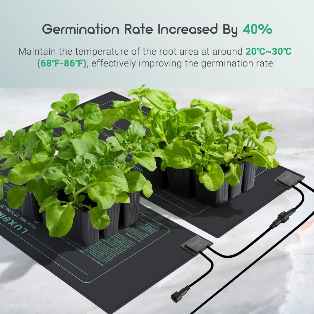 4 Pack Seedling Heat Mat with  - огляд і ціна Heat Mat Seedling