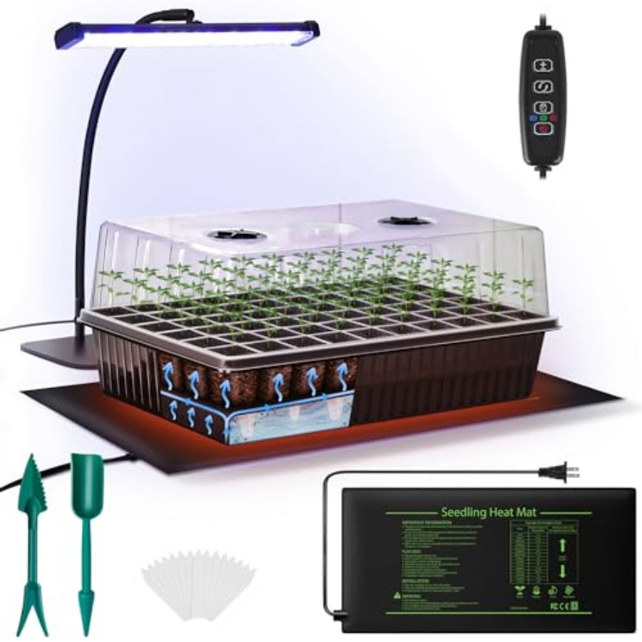60-Cell Self-Watering Seed Sta - огляд і ціна Humidity Dome Kit