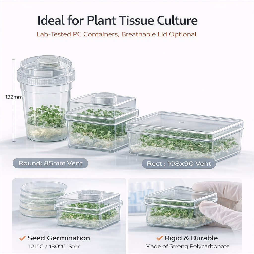 Plant Tissue Culture Container - огляд і ціна Agar Tissue Culture