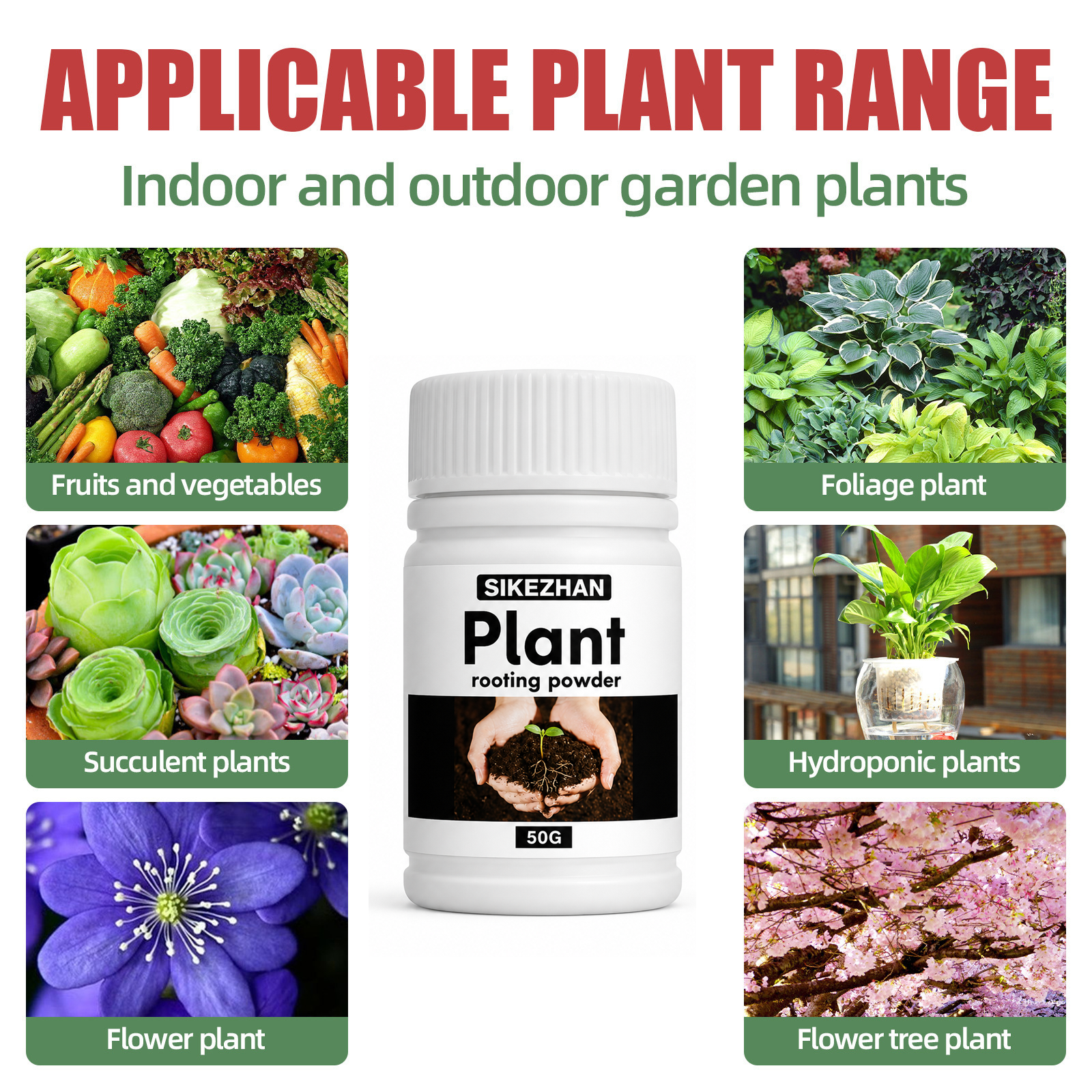 50g Rapid Rooting Powder Plant - огляд і ціна Rooting Hormone Powder