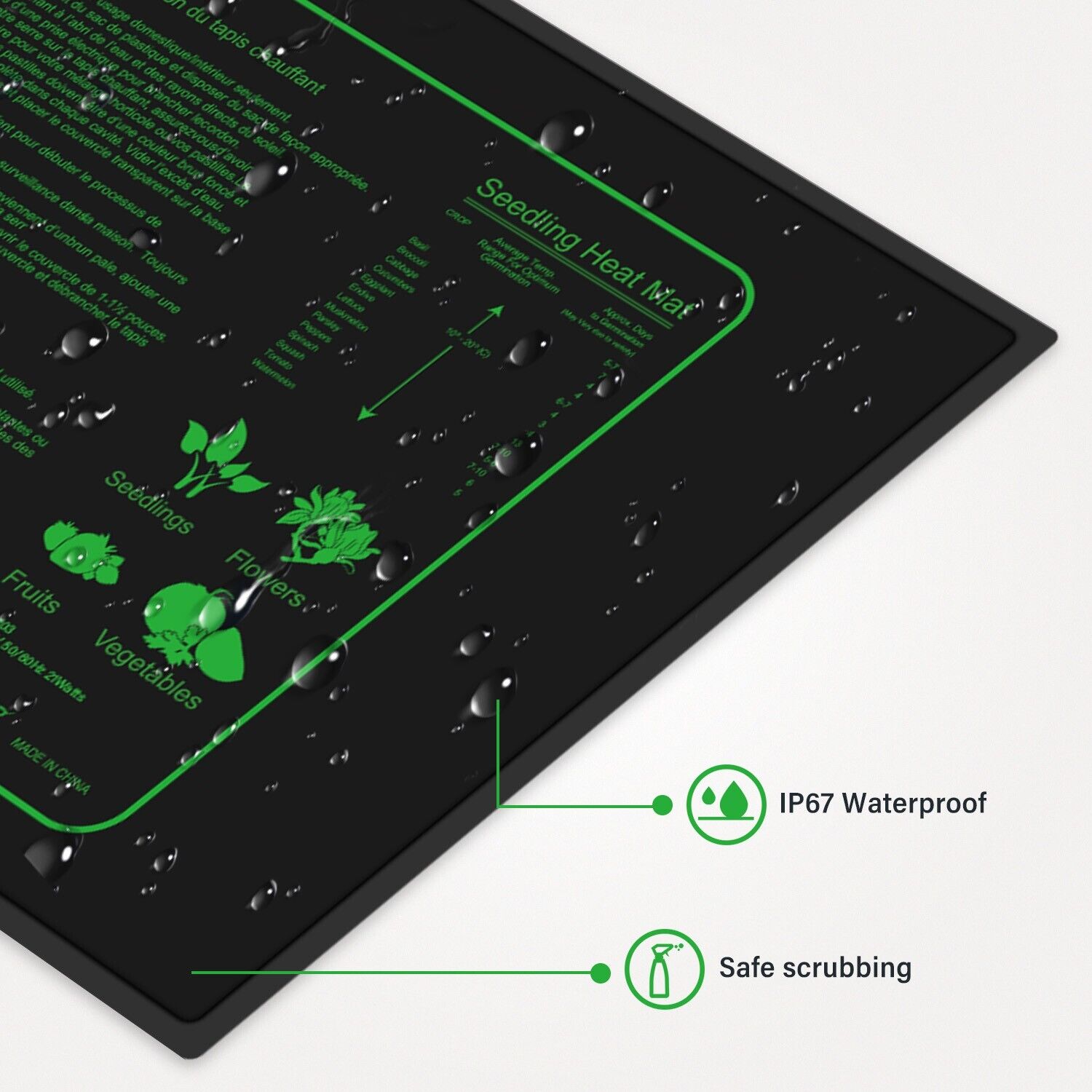 LERWAY 21W Seedling Heating Ma - огляд і ціна Heat Mat Seedling