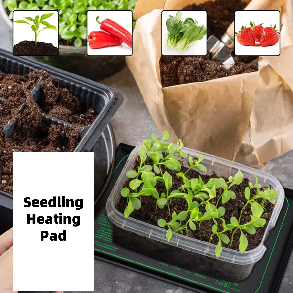 20W Seedling Heating Pad 230V  - огляд і ціна Heat Mat Seedling