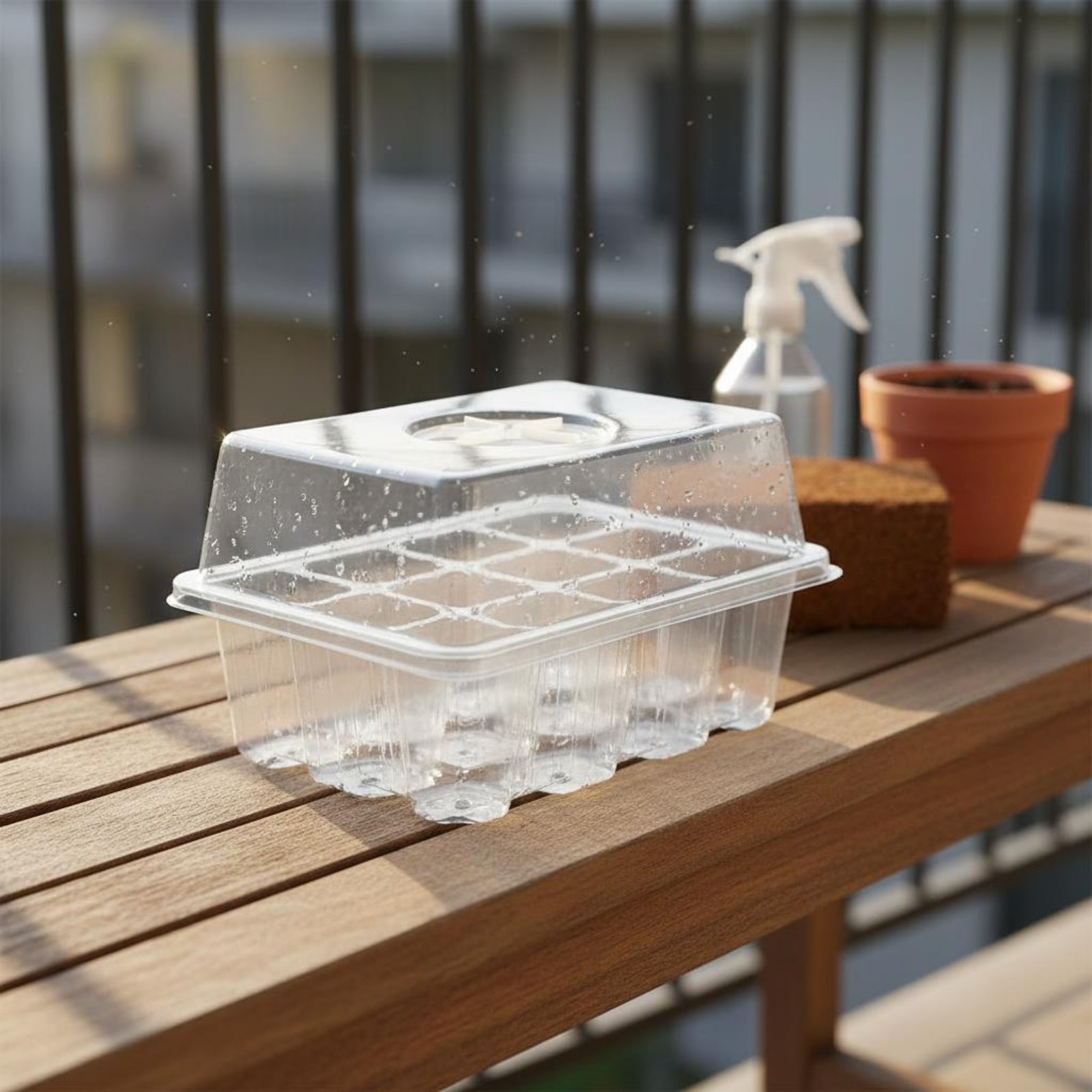 12 Compartment Germination Tra - огляд і ціна Humidity Dome Kit
