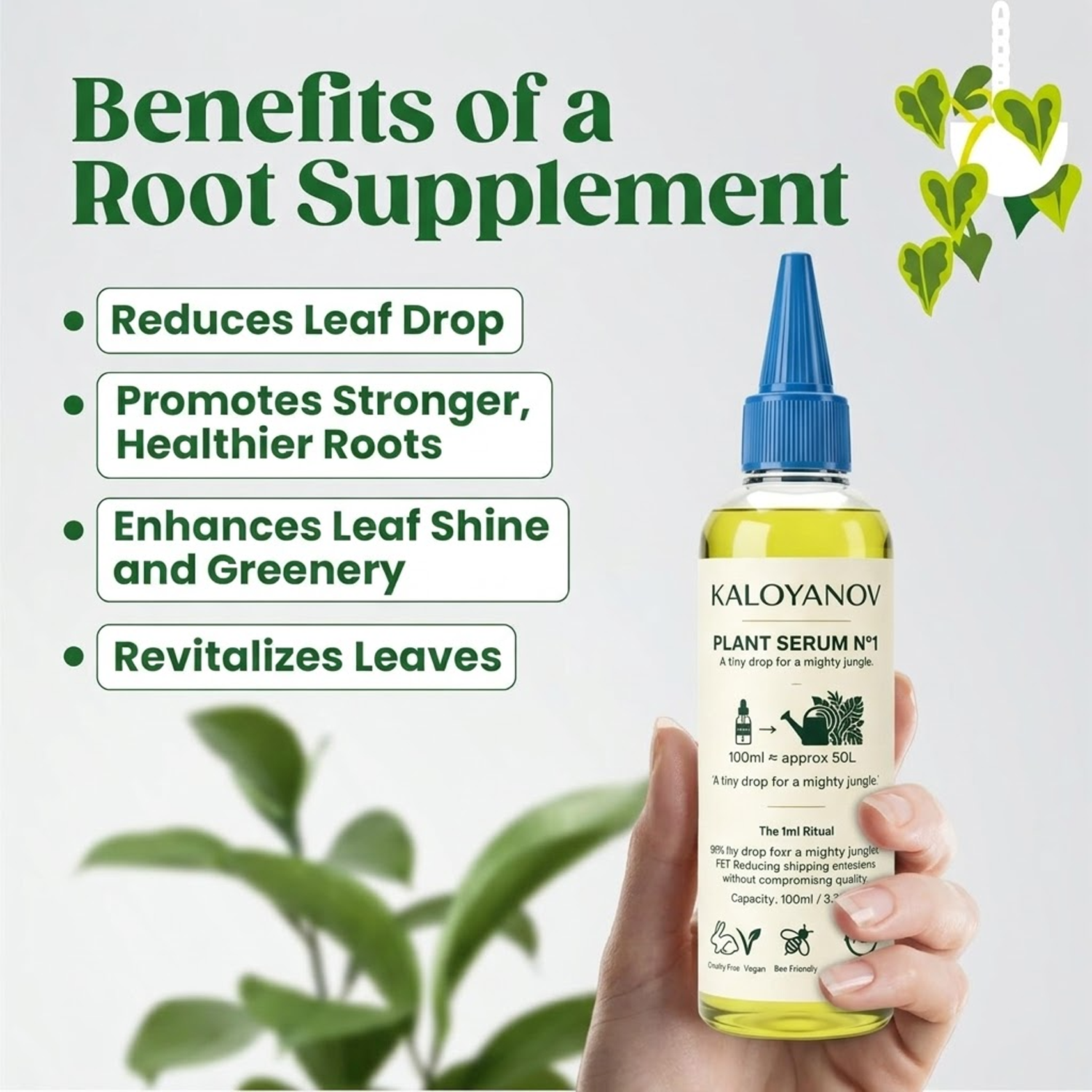 KALOYANOV Plant Serum N°1: Hig - огляд і ціна Root Stimulator Liquid