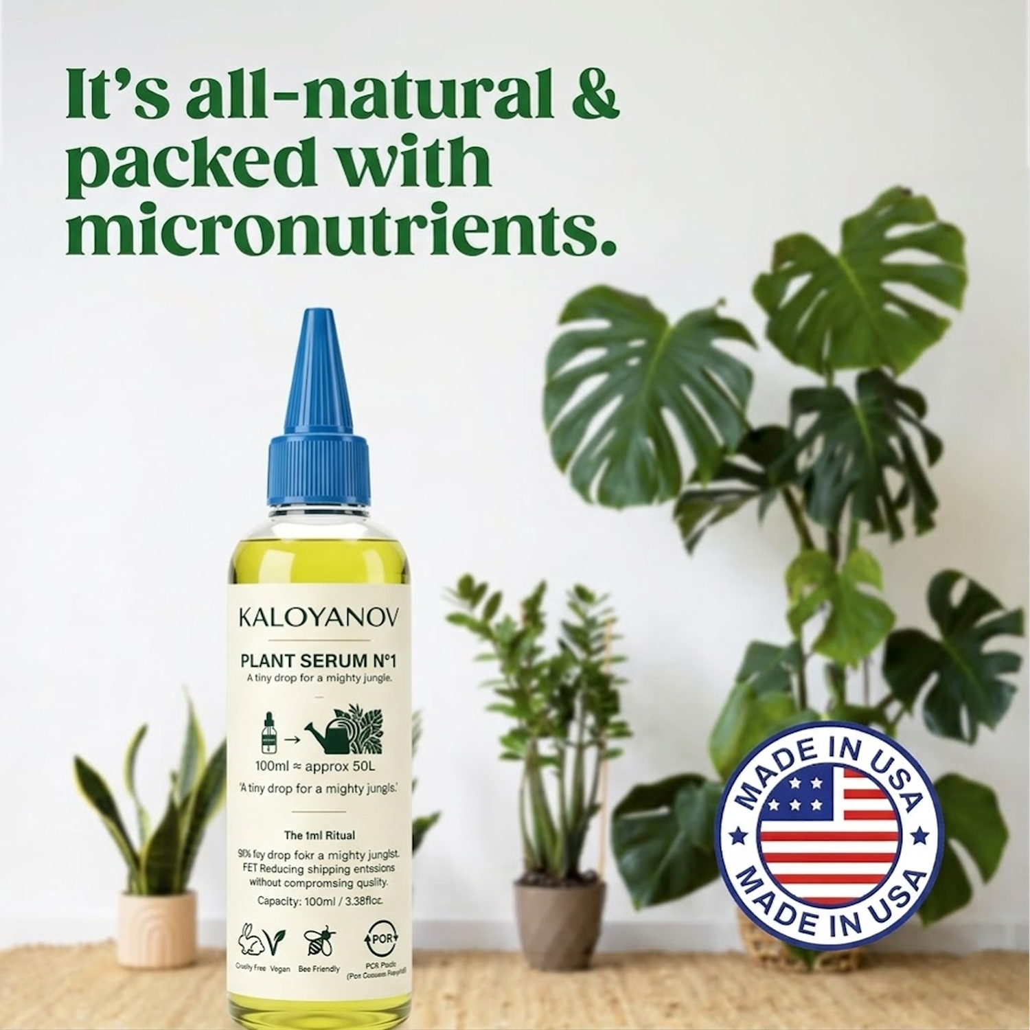 KALOYANOV Plant Serum N°1: Hig - огляд і ціна Root Stimulator Liquid