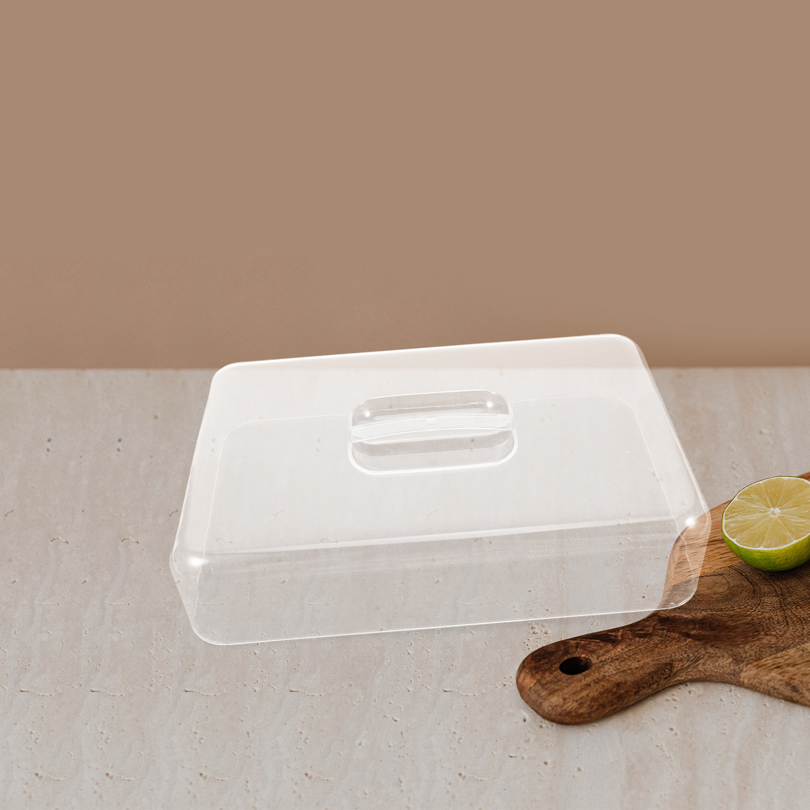 2Pcs Clear Acrylic Rectangular - огляд і ціна Plastic Dome Clear