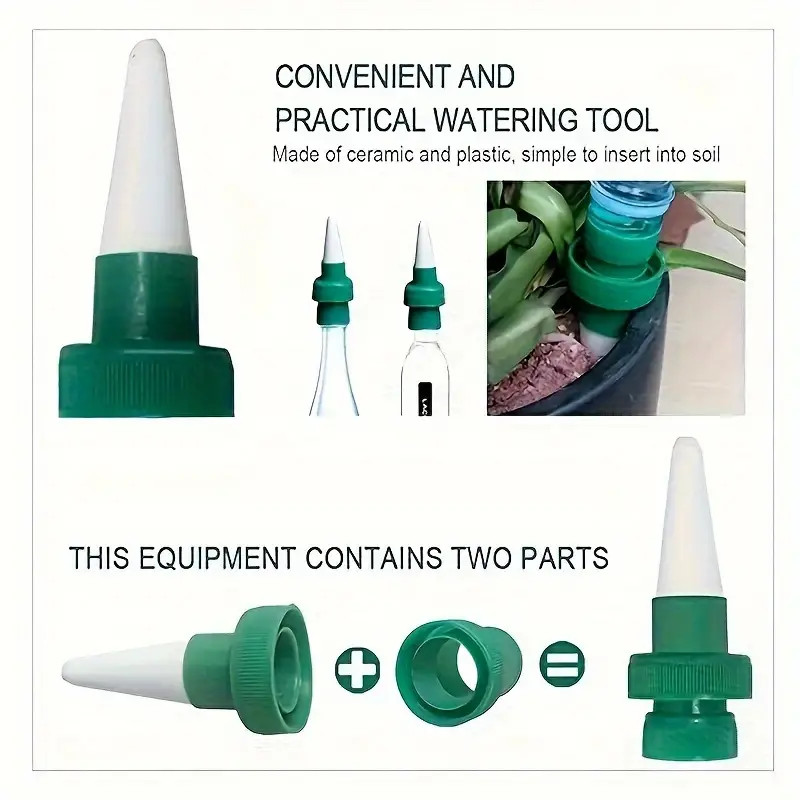 4Pcs Automatic Plant Drip Irri - огляд і ціна Self Watering Insert