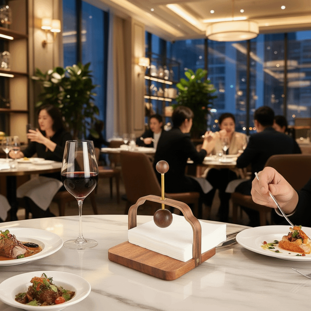 Napkin Stand Retro Walnut Wood - огляд і ціна Agar Tissue Culture