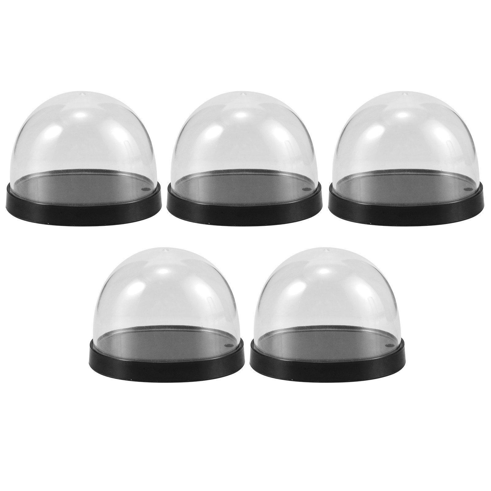 5Sets High-Transparency Plasti - огляд і ціна Plastic Dome Clear