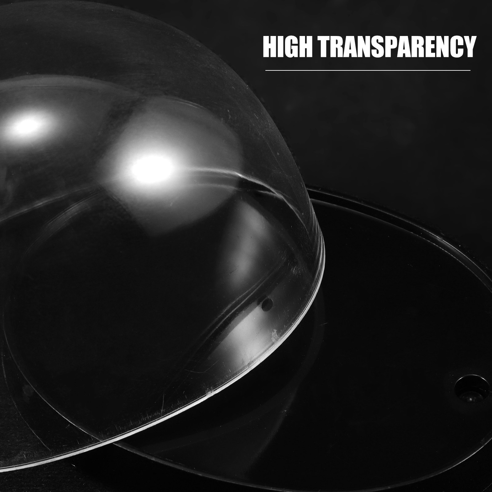 5Sets High-Transparency Plasti - огляд і ціна Plastic Dome Clear