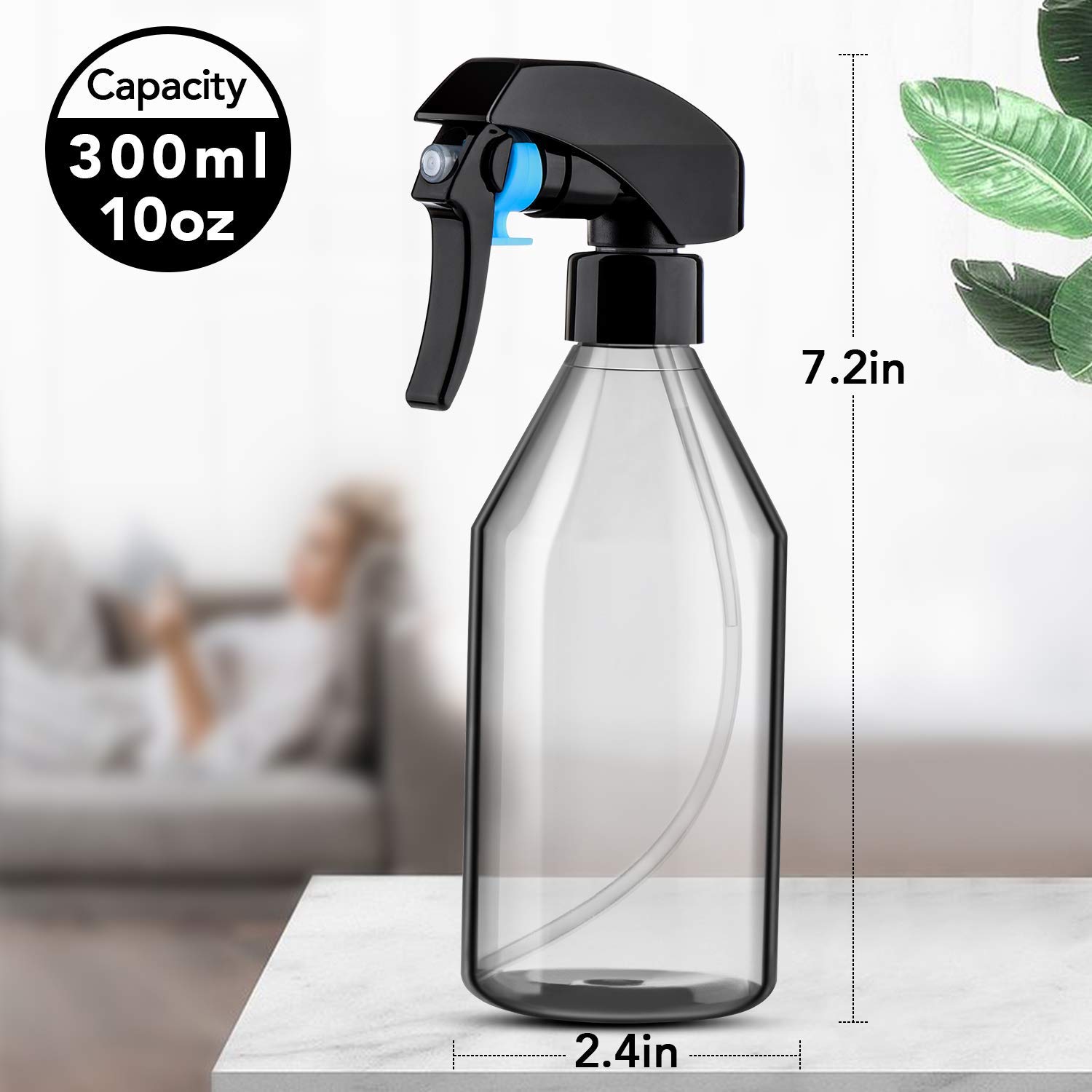 3Pack Spray Bottle, 10oz Plast - огляд і ціна Misting Bottle Fine