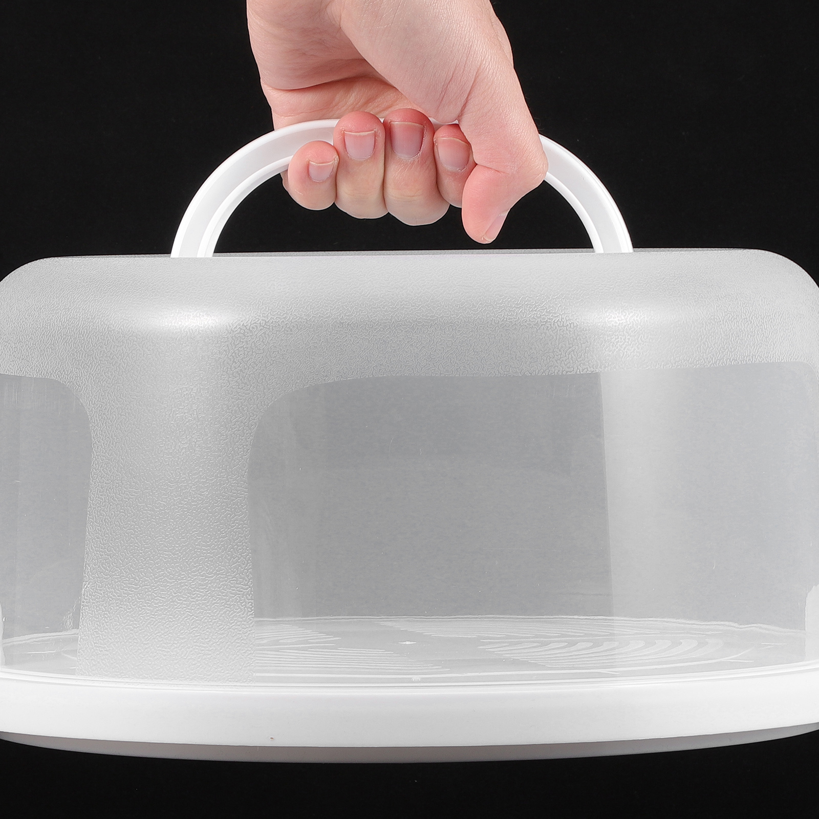 2pcs 10 Inch White Plastic Cak - огляд і ціна Plastic Dome Clear
