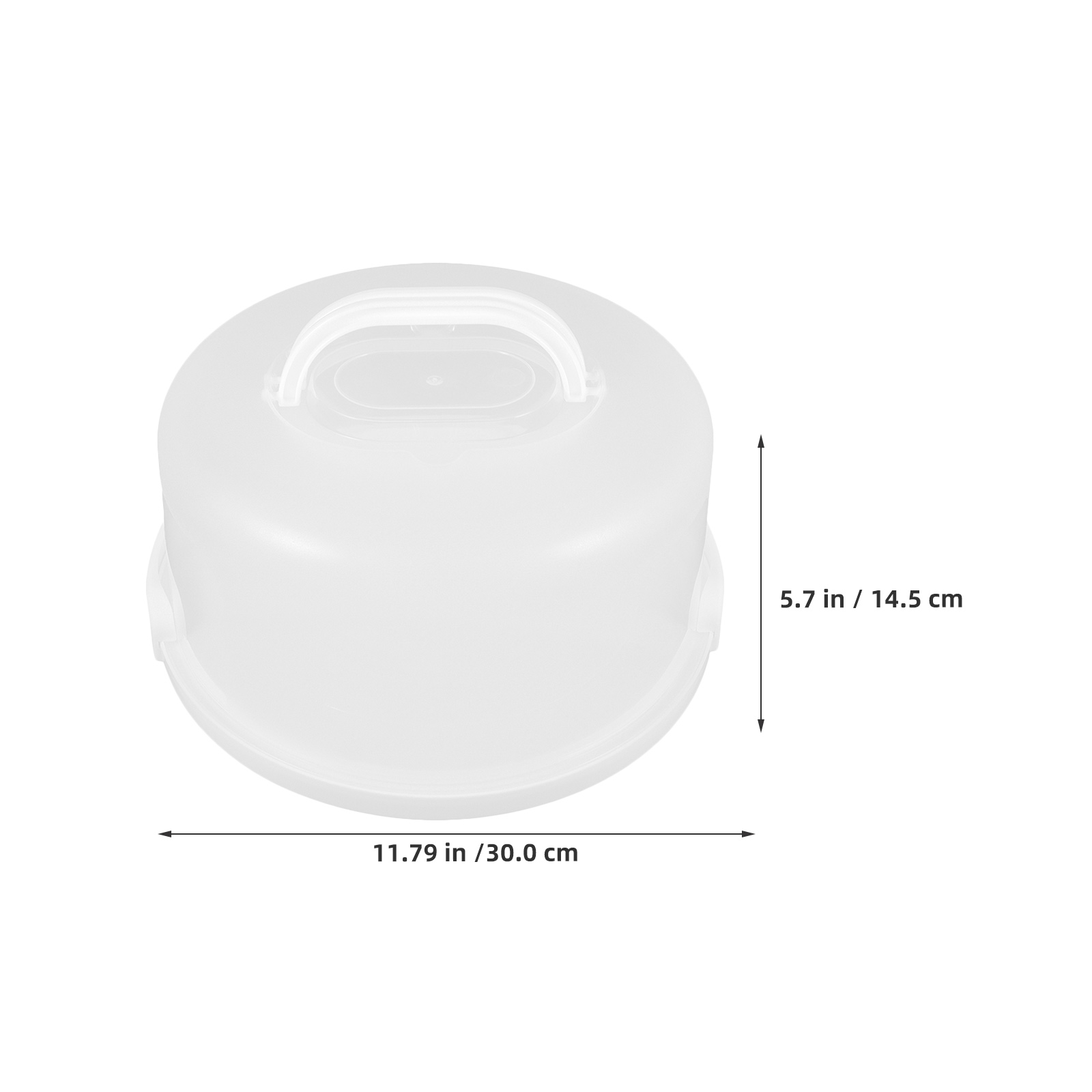 2pcs 10 Inch White Plastic Cak - огляд і ціна Plastic Dome Clear