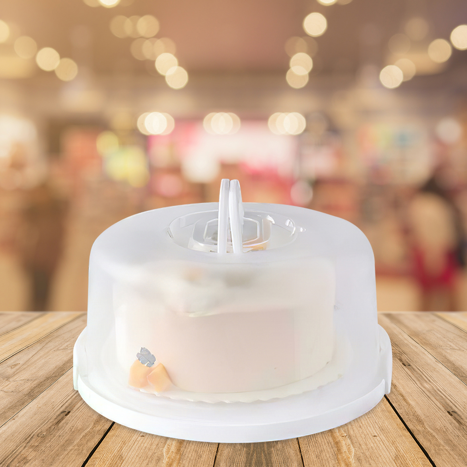 2pcs 10 Inch White Plastic Cak - огляд і ціна Plastic Dome Clear