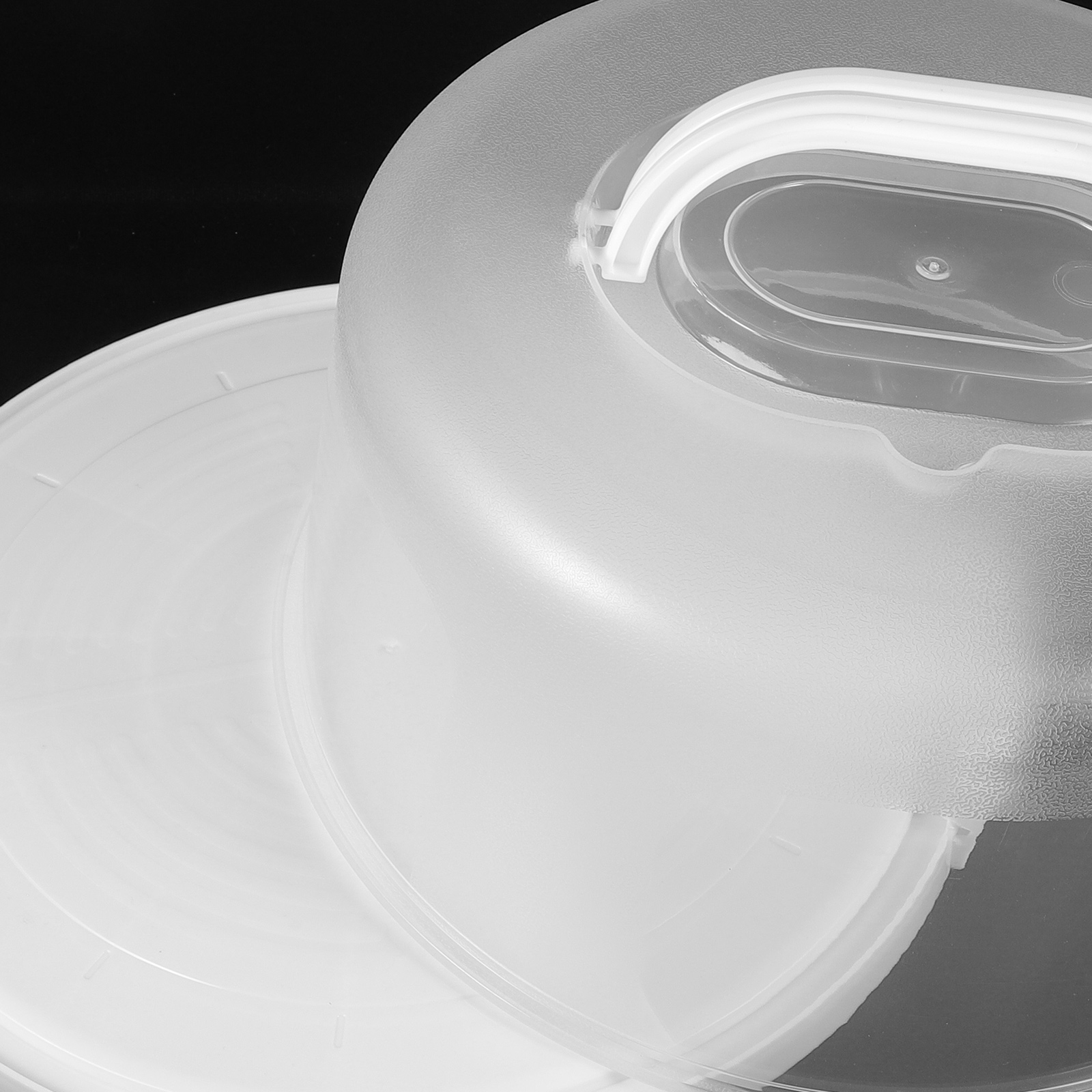 2pcs 10 Inch White Plastic Cak - огляд і ціна Plastic Dome Clear