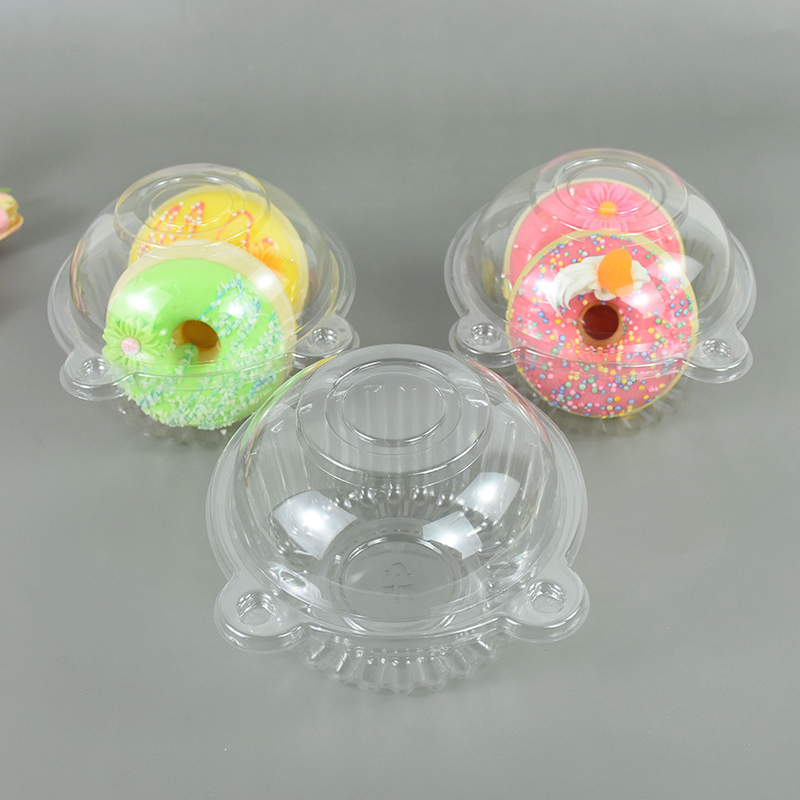 10pcs Cupcake Packaging Boxes  - огляд і ціна Plastic Dome Clear