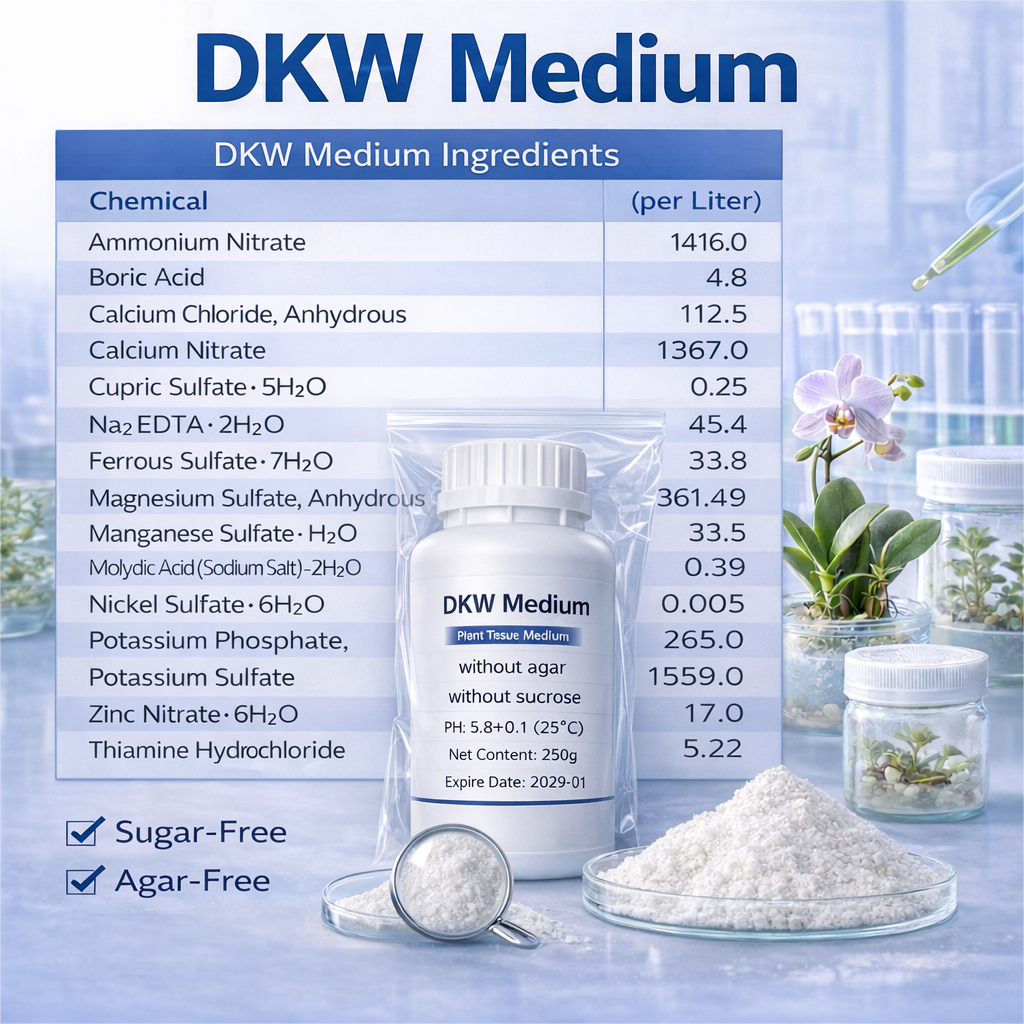 DKW Medium Plant Tissue Cultur - огляд і ціна Agar Tissue Culture