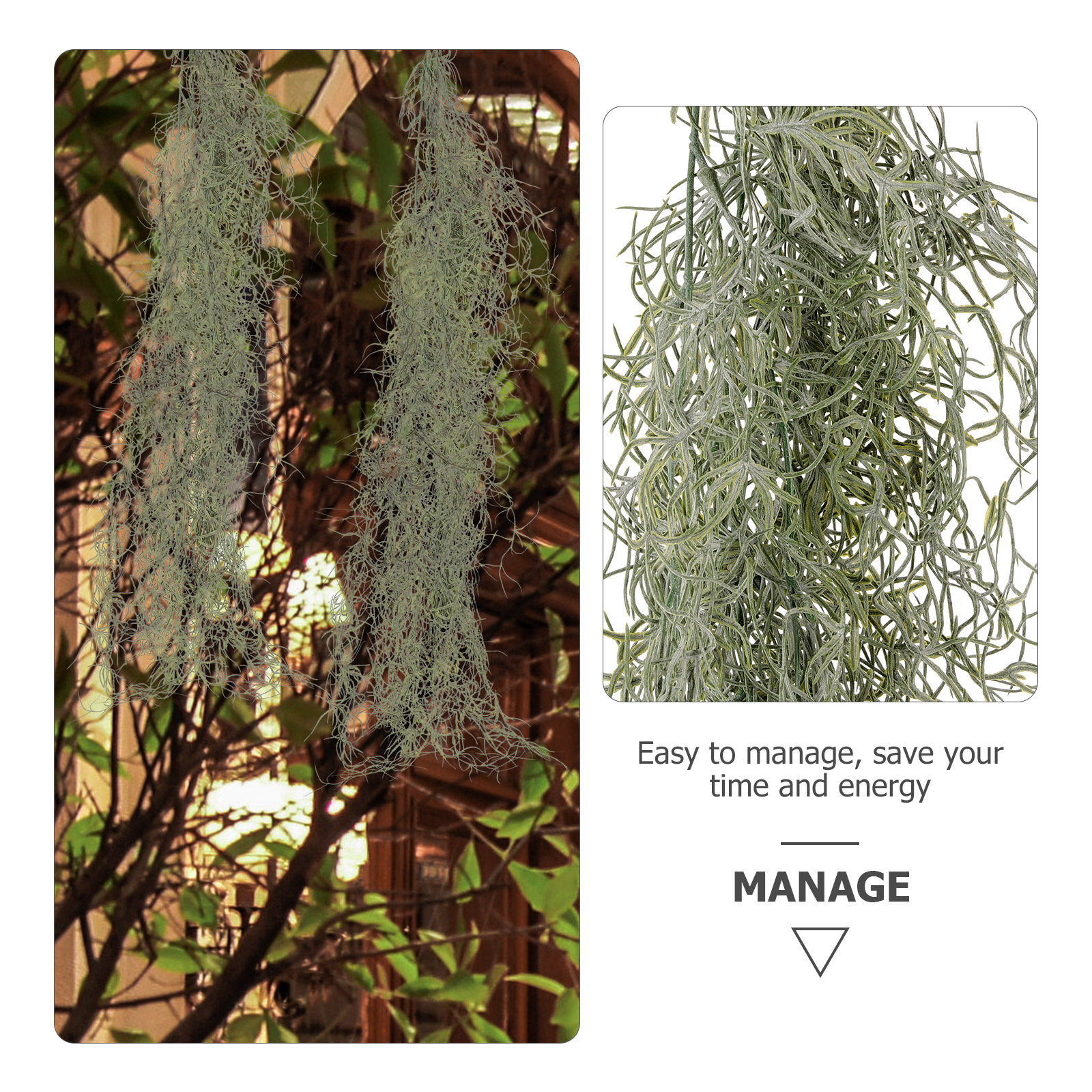 Hanging Decor Artificial Dried - огляд і ціна Sphagnum Moss Dry