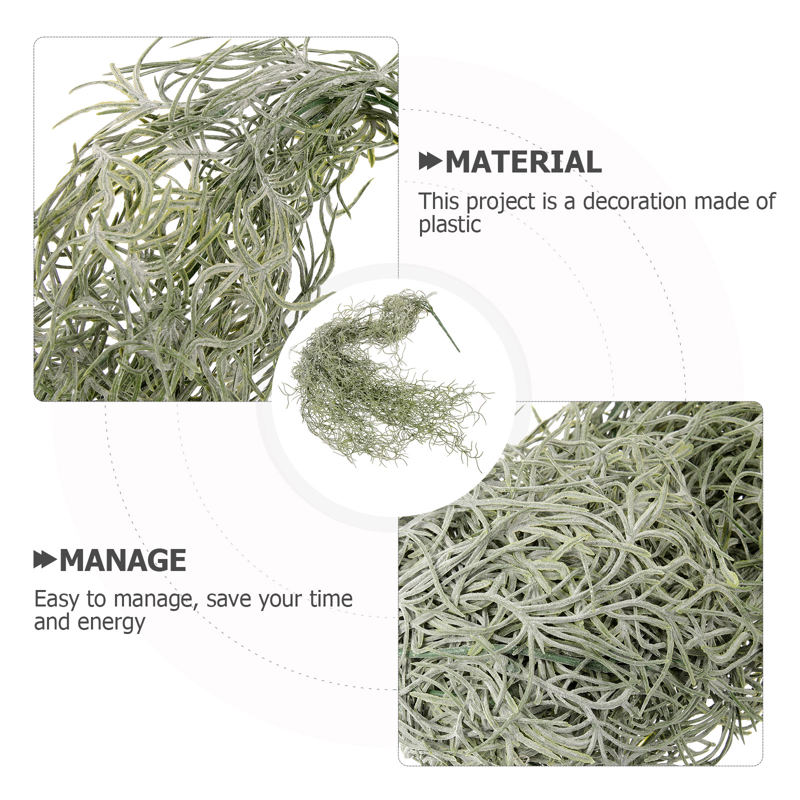 Hanging Decor Artificial Dried - огляд і ціна Sphagnum Moss Dry