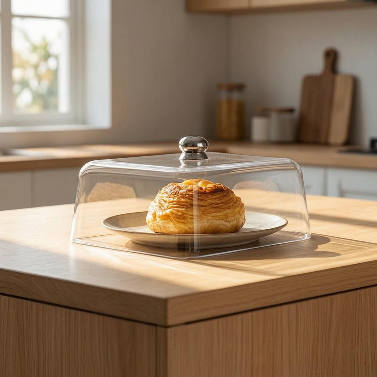 Food Cover with Knob Clear Des - огляд і ціна Plastic Dome Clear