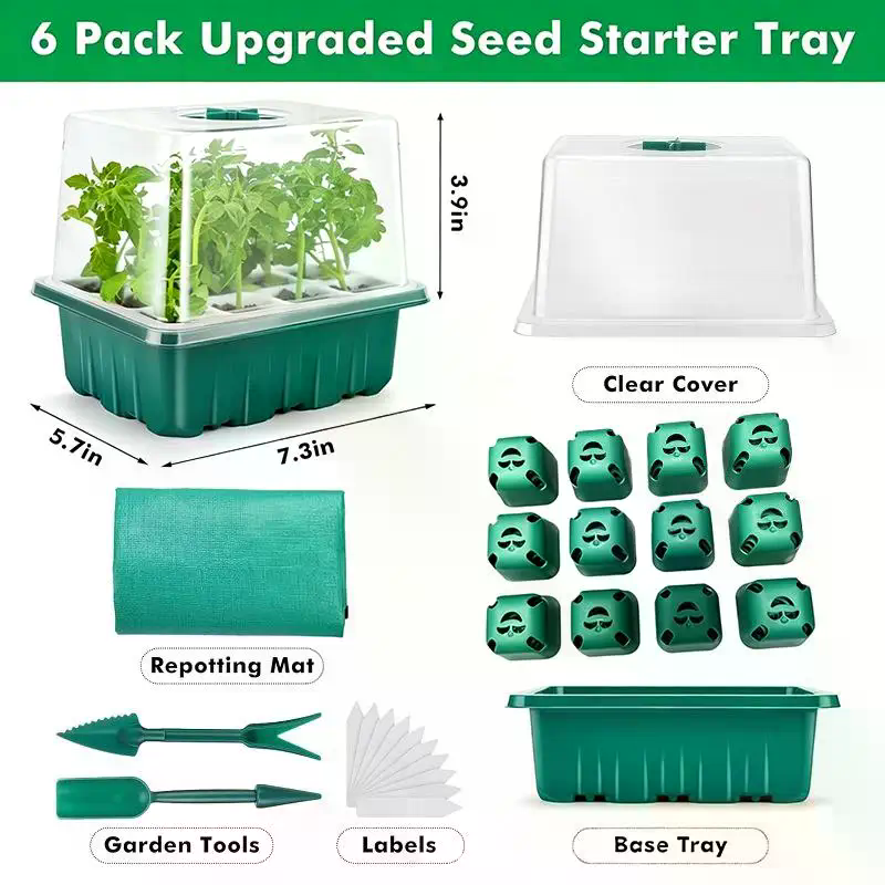 Seed Starter Tray With Humidit - огляд і ціна Humidity Dome Kit