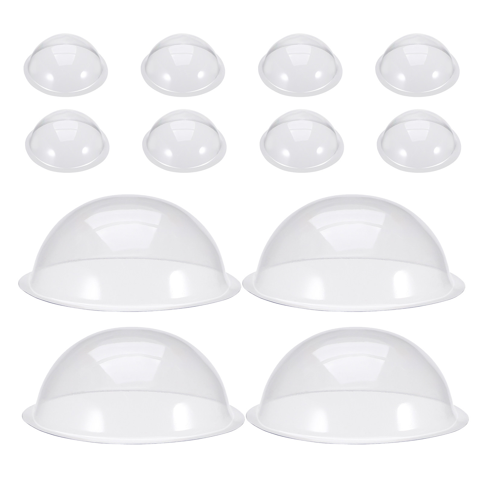 12Pcs Clear Fillable Plastic S - огляд і ціна Plastic Dome Clear